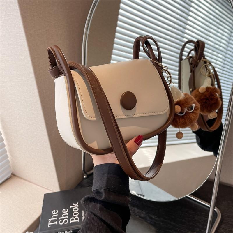 Popular Small Bag Women's New Trendy Internet Celebrity Versatile Oblique Span Bag Fashionable Foreign High-end Sense Small Square Bag