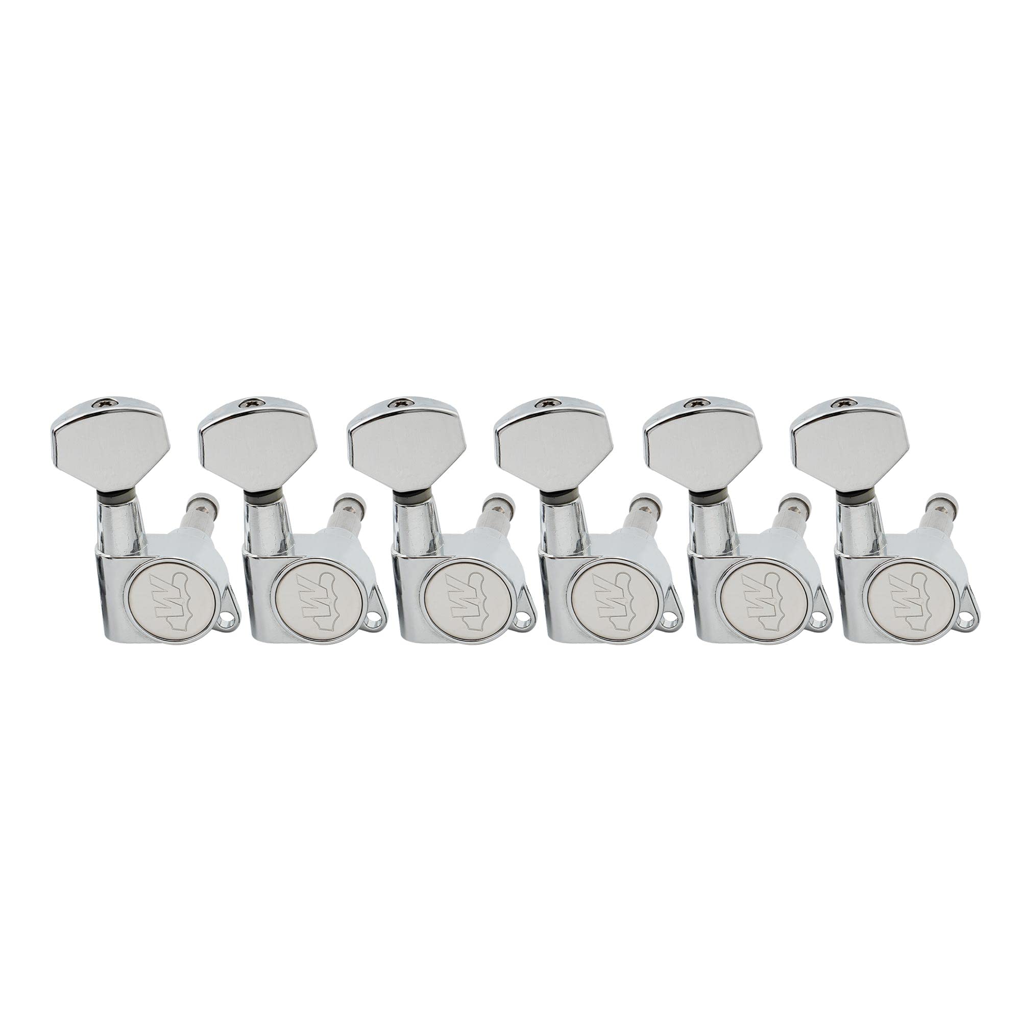 

Wilkinson WJN07 E-Z-LOK 6-Piece Guitar Tuners for Fender Strat/Telecaster Electric Guitars, Chrome