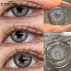 EYESHARE 1 Pair FLORENCE Series Contact Lenses for Eyes 14.5mm Gray Brown Natural Lens Beauty Pupils for Satuden