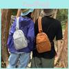 Color Backpack Solid Lightweight For Travel Outdoor Casual Schoolbag Fashion
