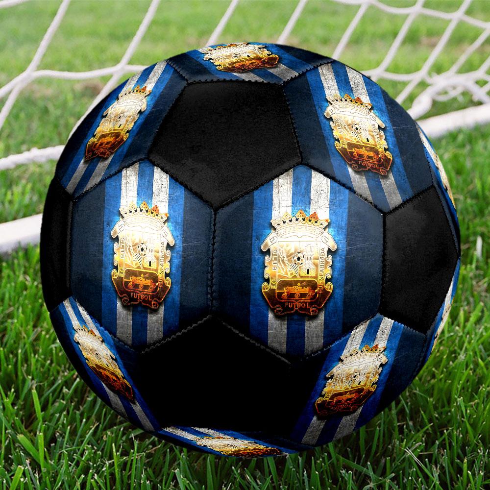 1PC Fuenlabrada taille 5 ballon de football Praha Ballon de Football en Salle Coloré Tous Âges Cousu à la Machine PVC Prêt pour la Compétition Durable Haut Rebond