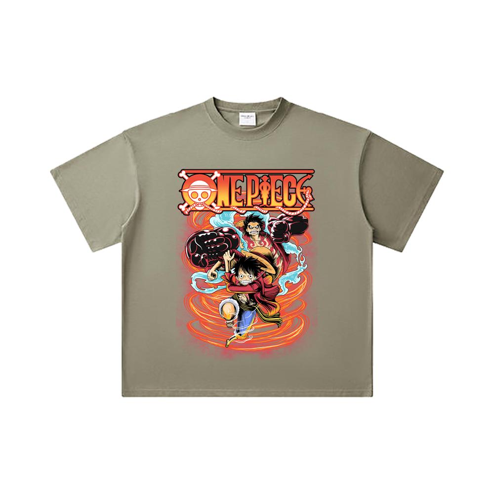 260 GSM Double Yarn 32 Count 100% Cotton One Piece V2 Bounce Man Print Unisex Heavy Cotton T Shirt