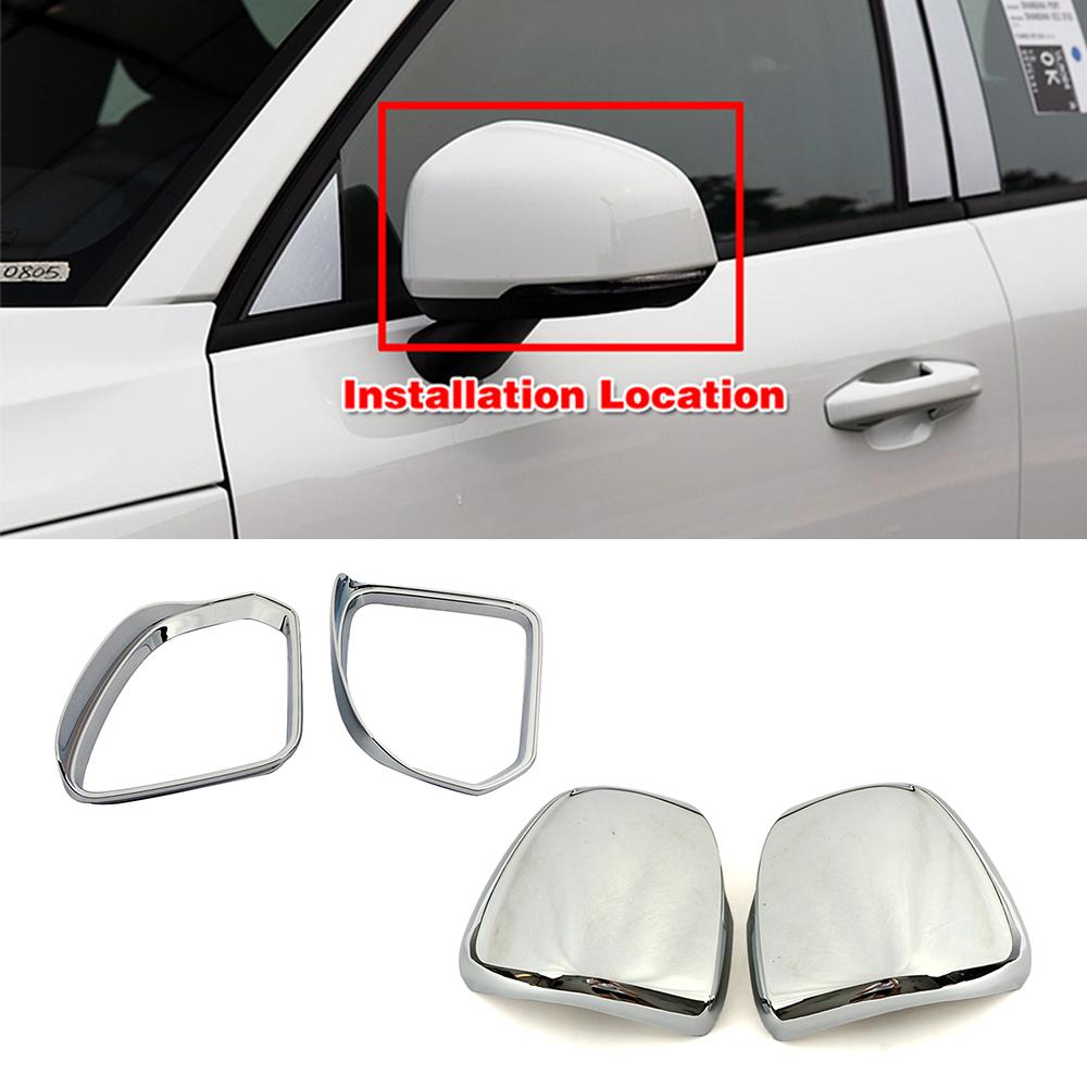 

Для Volvo XC40 хромированный цвет наружного зеркала заднего вида, бокового зеркала, защитного козырька от дождя