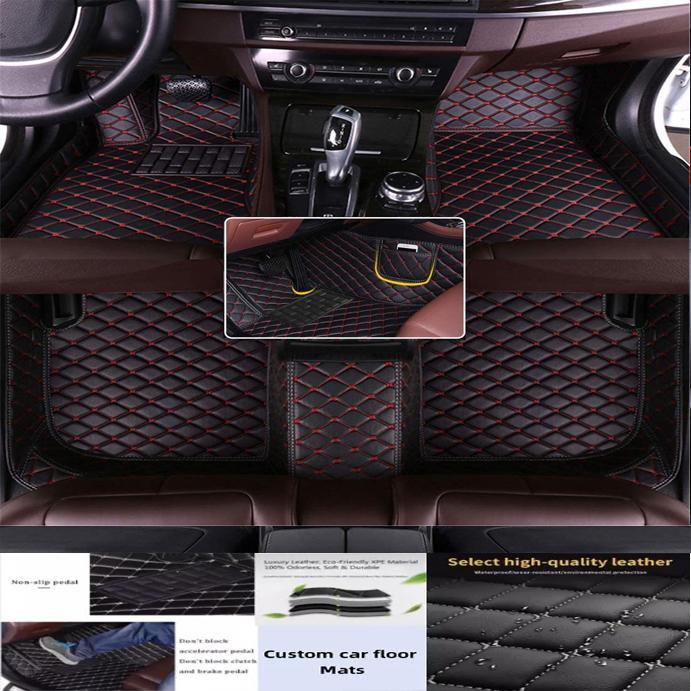 5D leather waterproof Custom Car Floor Mats For Ford Explorer 2006-2019 years Auto Foot Coche Accessorie liners