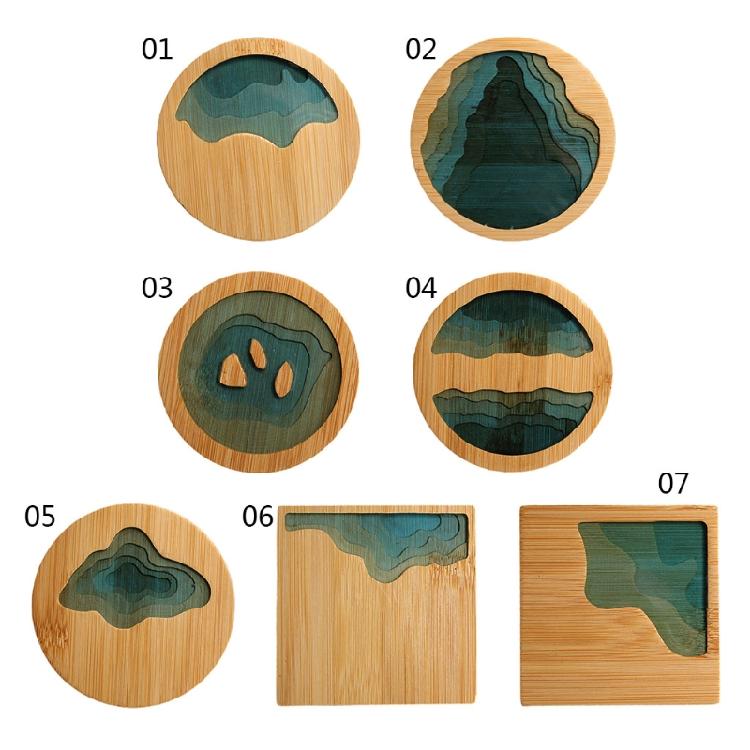 Onderzetter voor kopjes, antislip placemats, isolerende onderzetter voor de keuken, hittebestendige onderzetter voor servies.