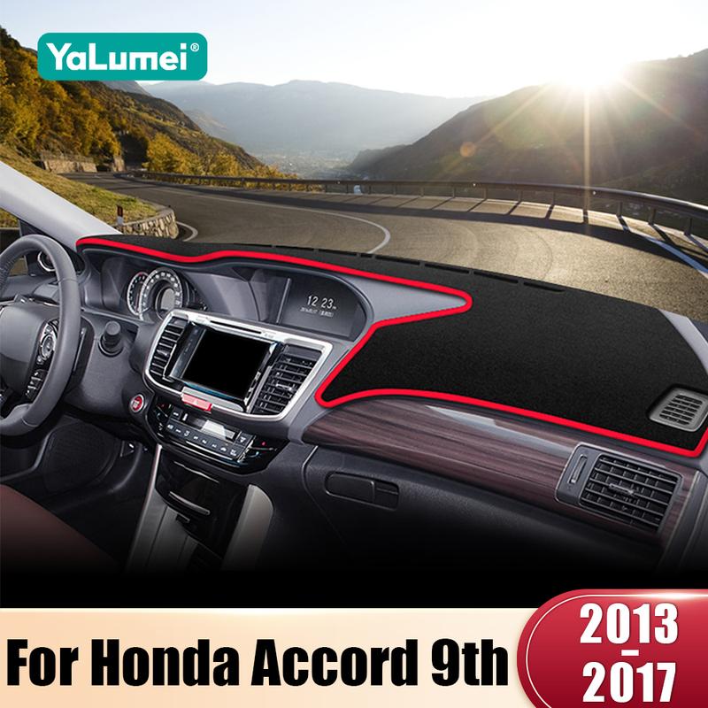 For Honda Accord 9th 2013 2014 2015 2016 2017 Car Dashboard Cover Dash Mat Sun Shade Non-slip Pad Interior Accessories