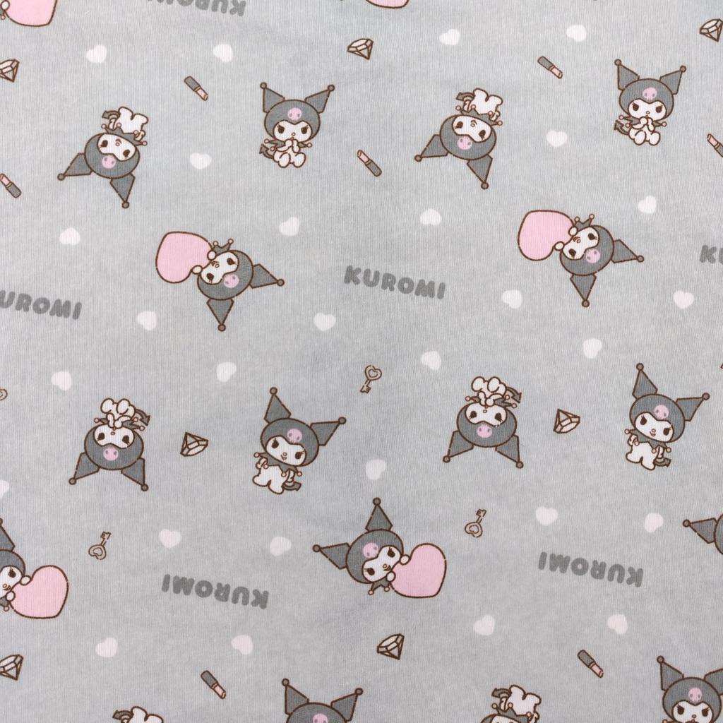 Takihyo SANRIO Hello Kitty Kuromi Pajama Women's Set, Fleece-Lined, Open-Front