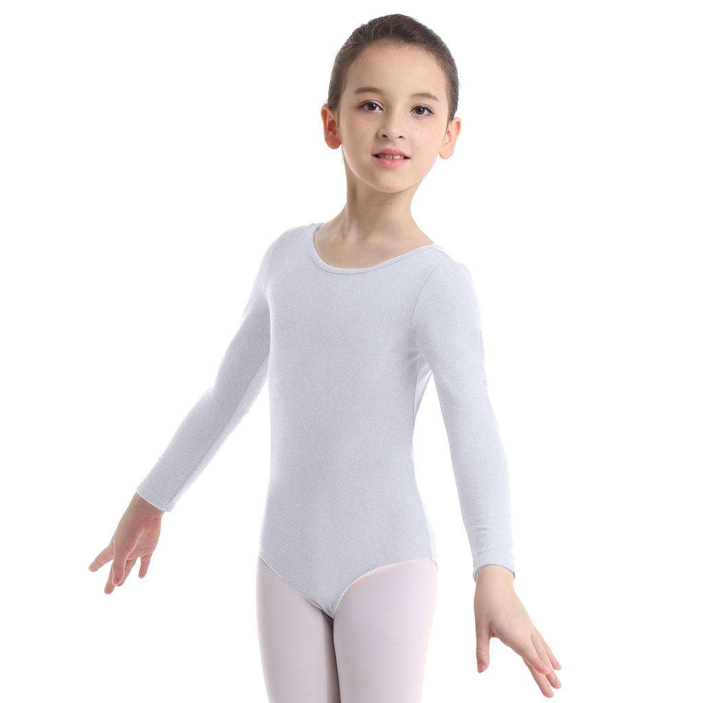 Mulnall Body Leotard Per Bambina - Balletto E Ginnastica Con Maniche Corte E Design A Cinghie Incrociate Sul Retro, Morbido Cotone Per Danza Classica