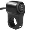 Mini-Fahrlicht Ein/Aus-Schalter Wasserdicht für Roller Motorräder Mit Überlastschutz und Montageclip