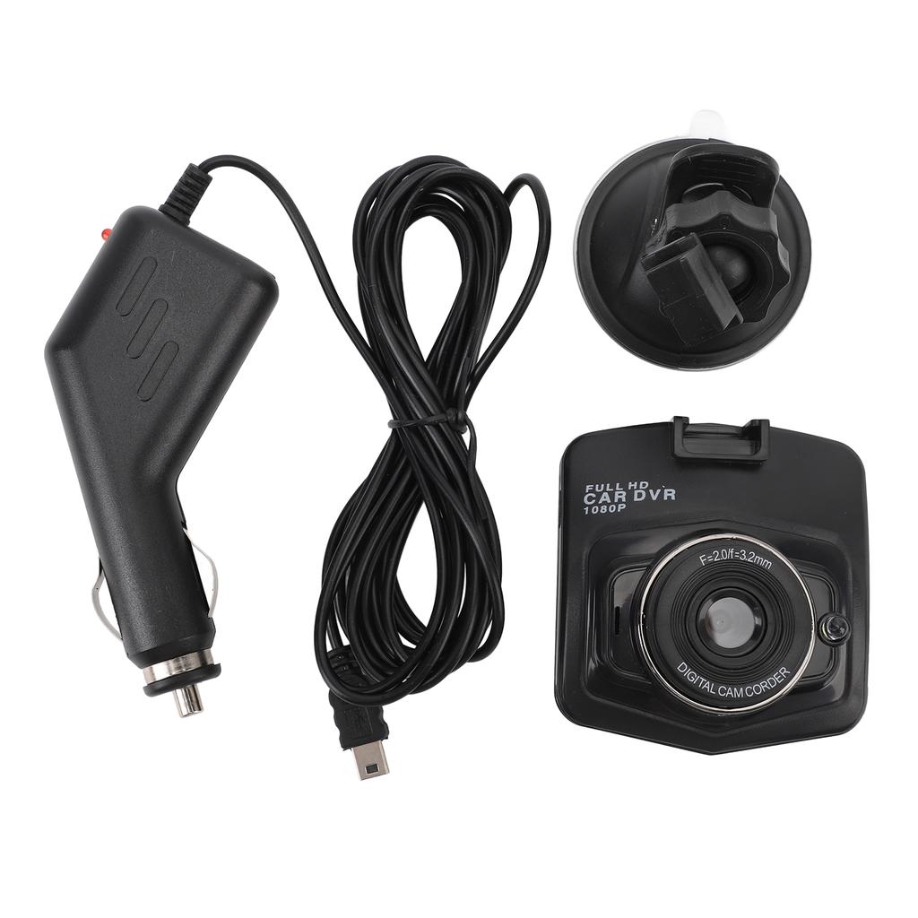 Dash Cam for Car 2.4 Inch IPS HD Screen 1080P Loop Recording Night Vision Dashboard Camera Recorder