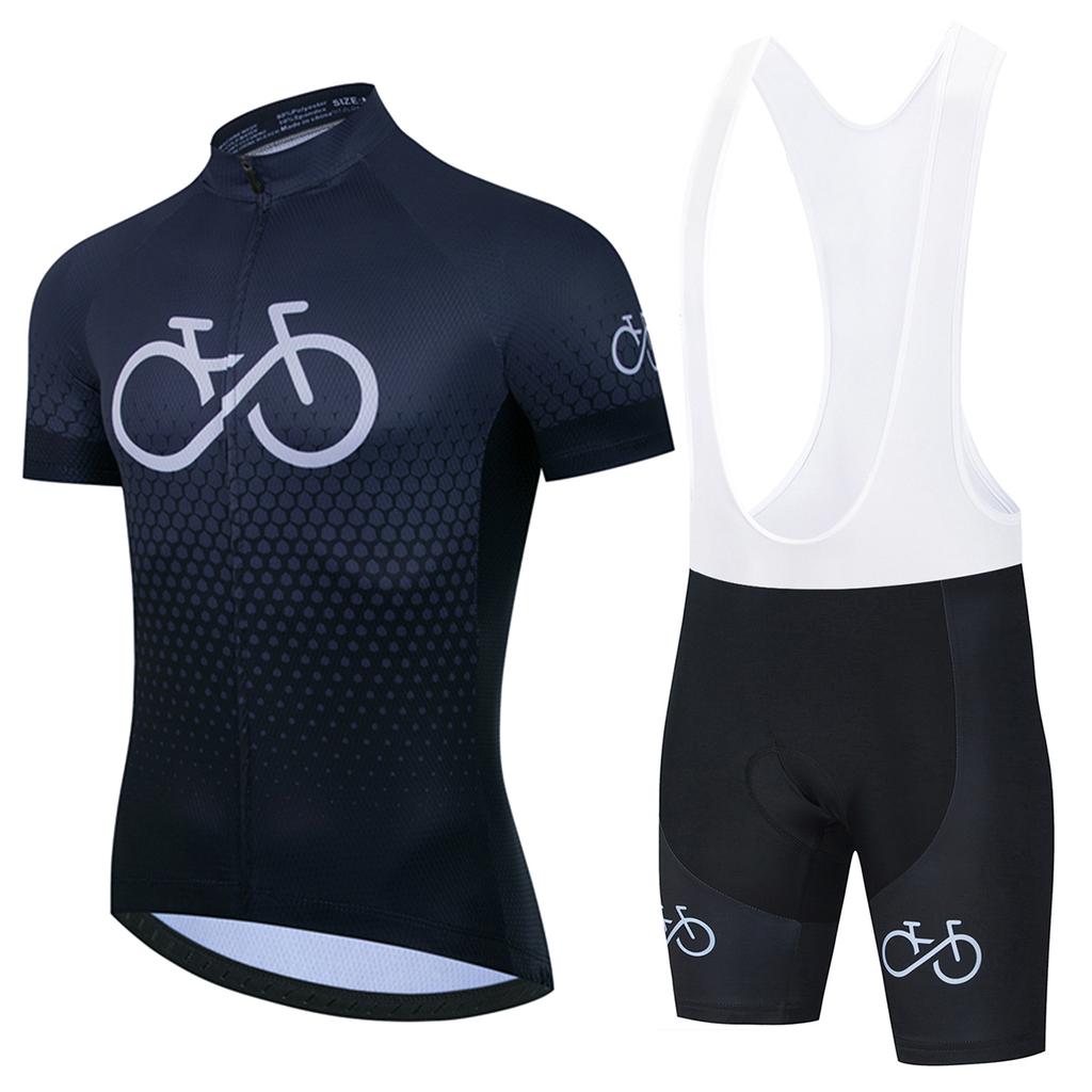 2026 New Men Summer Short Sleeve Set Breathable Racing Sport MTB Bicycle Clothes Outdoor Bike Uniform  2026 Breathable Cycling Suit Set