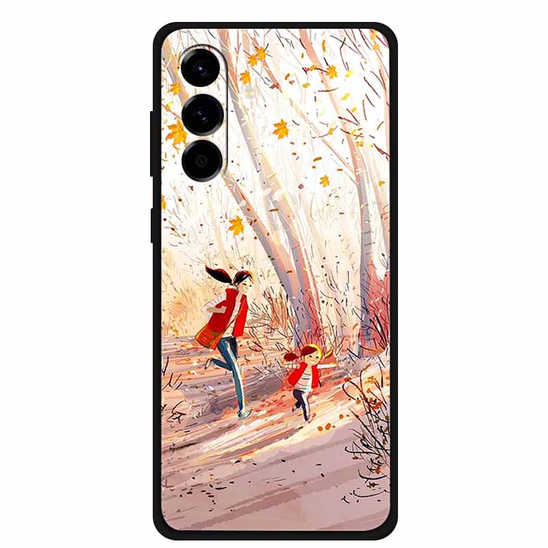 For Samsung Galaxy A56 Case Luxury Wolf Lion TPU Silicone Soft Back Cover for Samsung Galaxy A36 A26 5G Shockproof Bag Printed