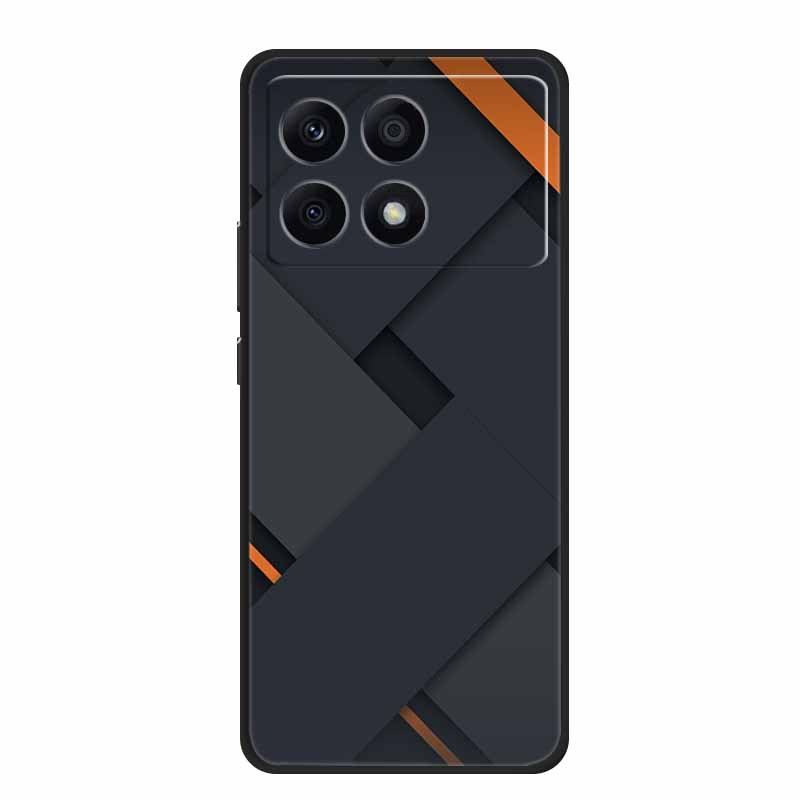 Para Xiaomi Poco X6 Pro 5G Funda Lujo TPU Silicona Trasera Fundas de Teléfono para Xiaomi Poco X6 Dibujos Animados Protector 2311DRK48I Funda