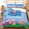 Cute Printed Quilt Cover Pillowcase Three-Piece Set Can Be Made Into Four-Piece 3D Digital Printing
