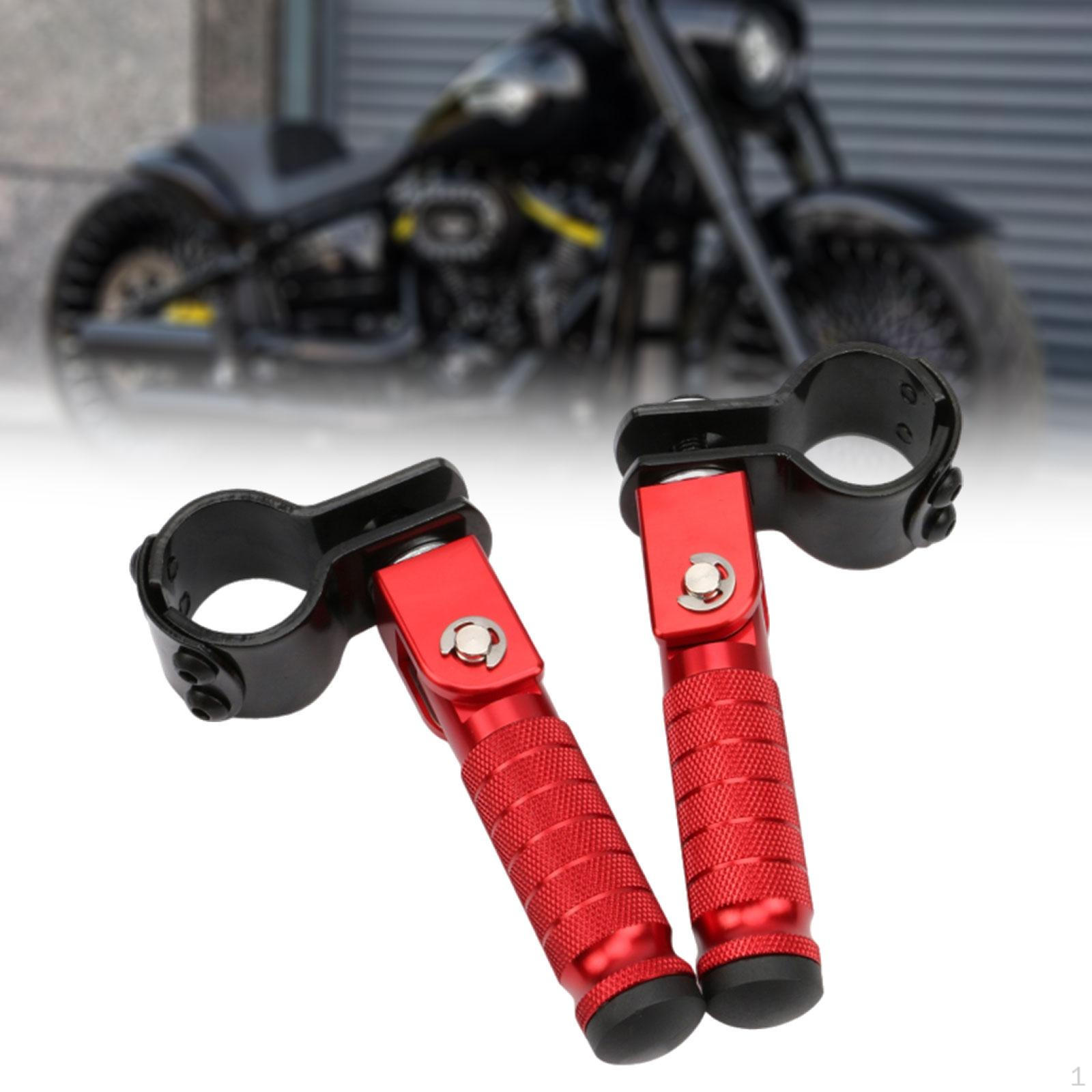 

Аксессуары для подножек мотоцикла Складные подножки 8 мм Педальная площадка Крепление Простая установка Прочные красный