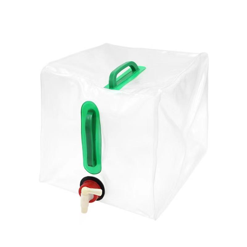 Folding Water Bucket Large Capacity Portable Water Bag Big Container PVC Bag Outdoor Camping Water Storage Supplies