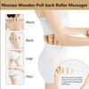 Wooden Massage Roller Therapy Body Massager Foot Face Shoulder Neck Hand Push Roller Massager Body Shaping Massage Tool