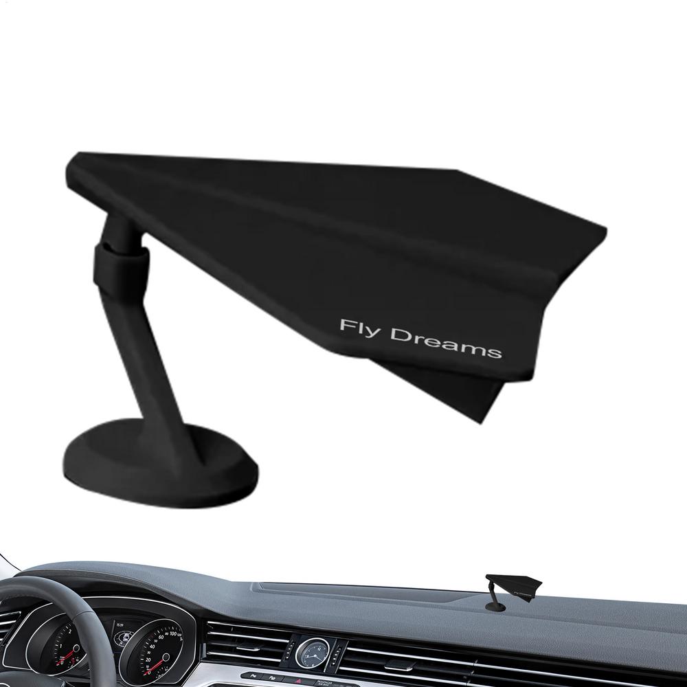 

Paper Airplane Dashboard Decor Creative Rotatable Style Paper Airplane Figurine Tabletop Centerpieces 3D Printed Inertia Toys