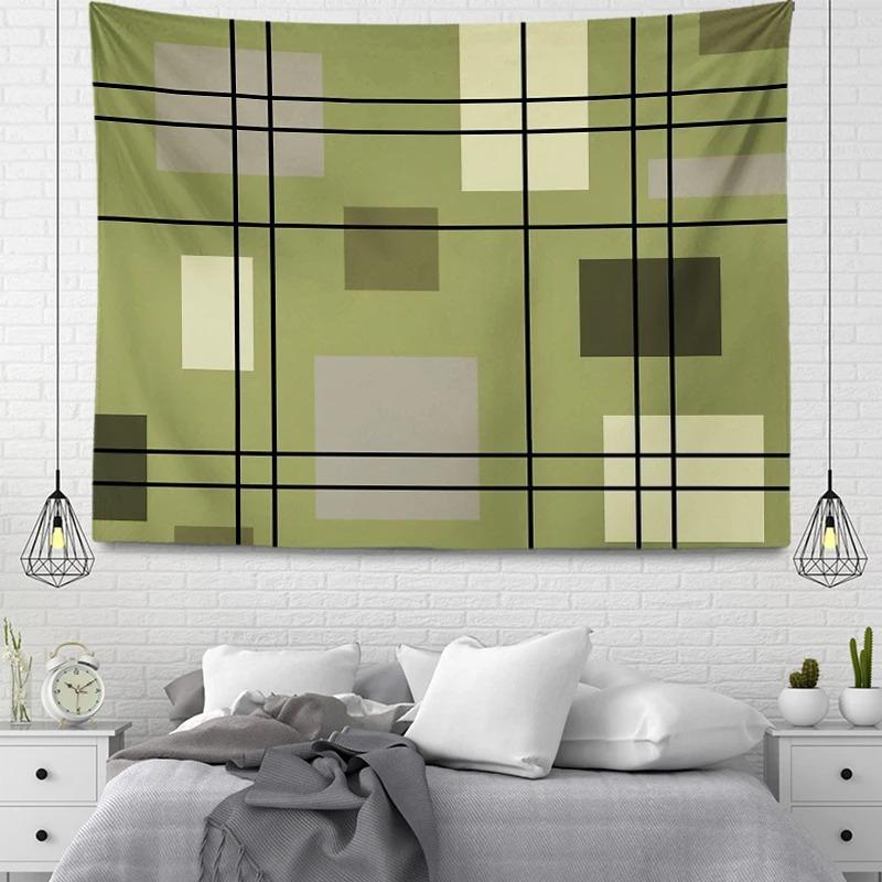 Office Living Room Tapestry Simple Geometric Decorative Hanging Cloth Home Wall Decoration Tapestry