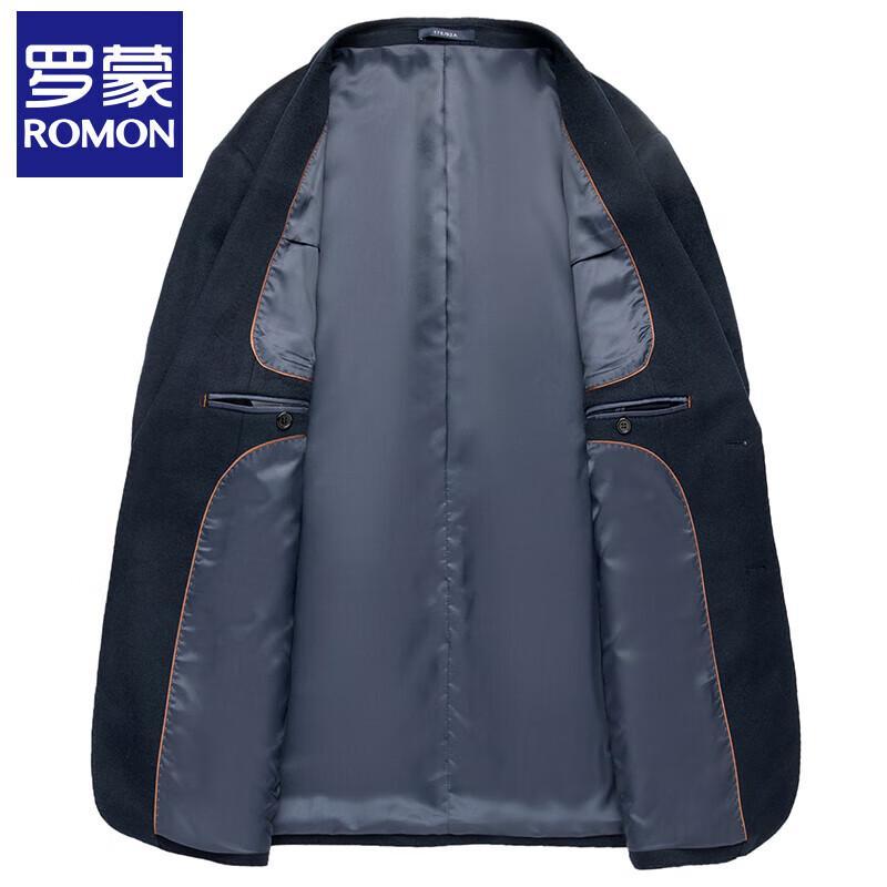 Romon Men's Winter Wool & Cashmere Blend Overcoat