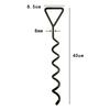 Tie Set for Tree Support, 4 Iron Loop Handle Stakes with 4 Adjustable Ties for Garden and Landscape Maintenance