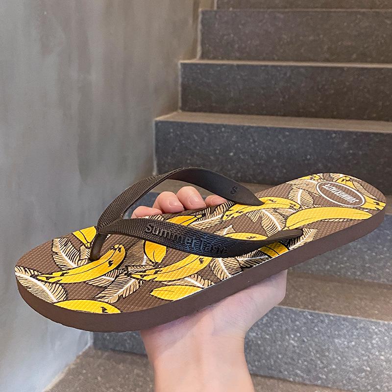 Men's Flip-flops Home Outdoor Summer New Non-slip Waterproof Beach Shoes Casual Men's