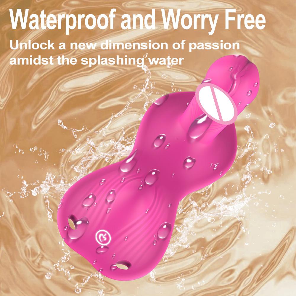 Sitz- und Fahrvibrator APP-Steuerung G-Punkt-Massagegerät Klitorisstimulator Dildo Analplug Vaginaler Orgasmus Masturbation Erwachsene Wasserdicht Sexspielzeug Paare