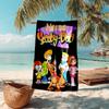 Personalized customized proof beach towel with Scooby-Doo pattern - soft, absorbent,quick-drying,perfect swimming,camping&bathing