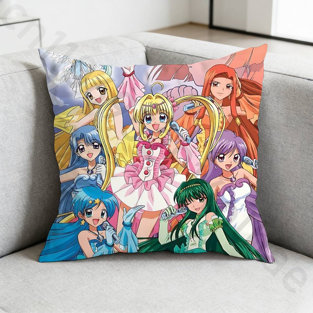 MMermaid Melody Pichi Pitch Pins pillow cover living room sofa cushion cover bedroom room bed pillow cover home decoration