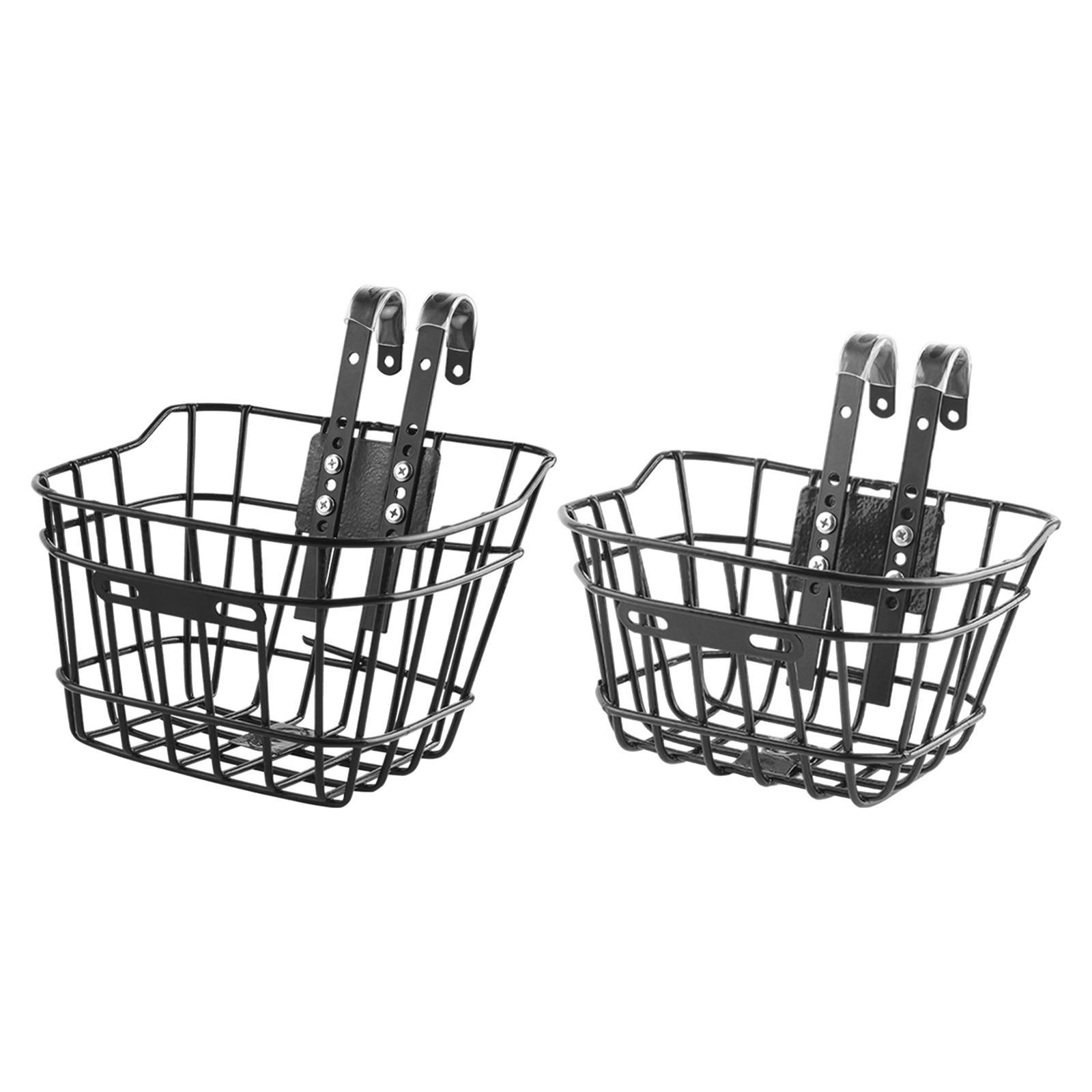 Kids Bike Basket Child Bicycle Basket Portable Simple Handlebar Basket for Boys 23cmx18.5cmx14cm