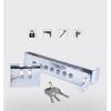 Car Clutch Lock Universal Auto Brake Pedal Lock Throttle Accelerator Security Steel Stainless Anti-Theft Tool Pedal Lock