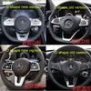 New 2025 Hot Car Steering Wheel Emblem Sticker Interior Badge Decoration for Mercedes benz W203 W204 W205 W176 W211 W212 W213 GL