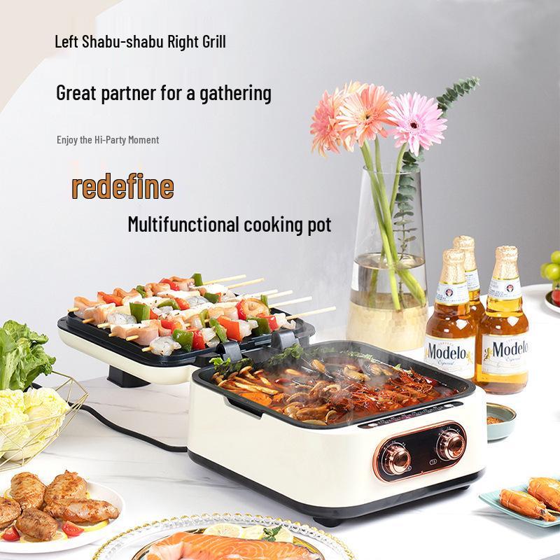 Dual-Sided Electric Pancake & Crepe Maker with Adjustable Floating Design