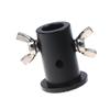 Aluminum Alloy Light Stand Adapter with 1/4"-20 Screw Knob Quick Install Stable Mount for Indoor Studio Photography