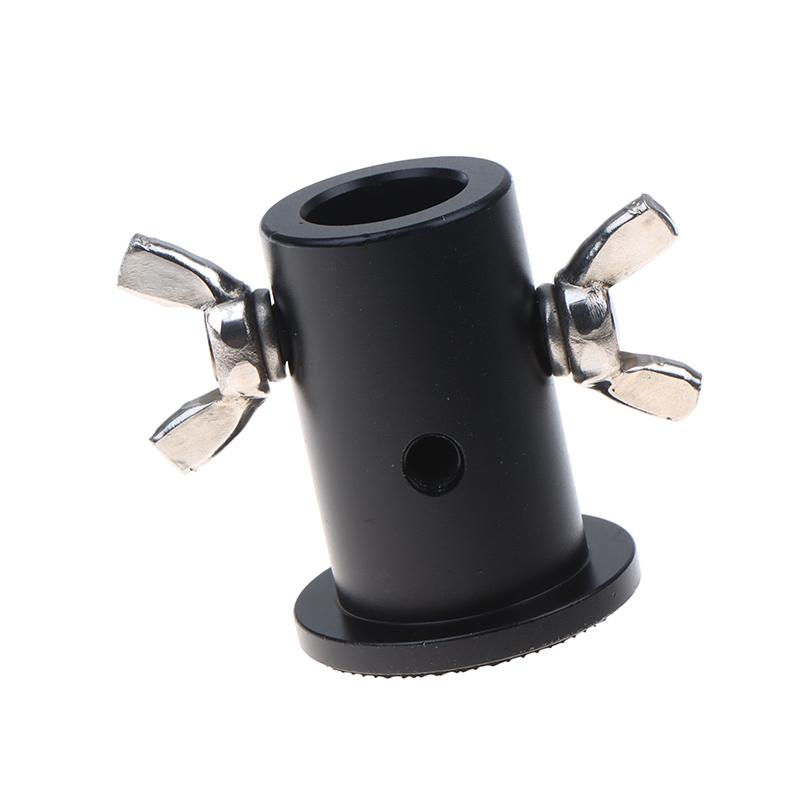 Aluminum Alloy Light Stand Adapter with 1/4"-20 Screw Knob Quick Install Stable Mount for Indoor Studio Photography