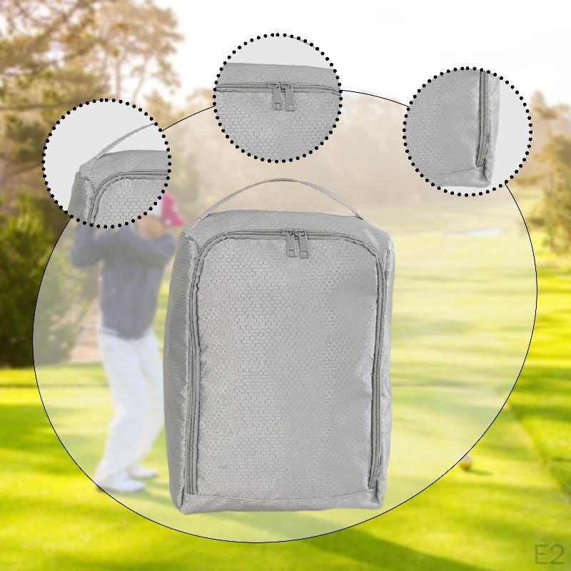 Golf Shoe Bag Carry Breathable Large Capacity Easy to Zippered Carrier