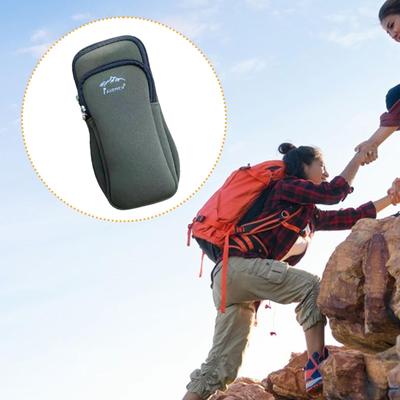 Rucksack Handyhalter Zubehörtasche für Radfahren Trekking Wandern