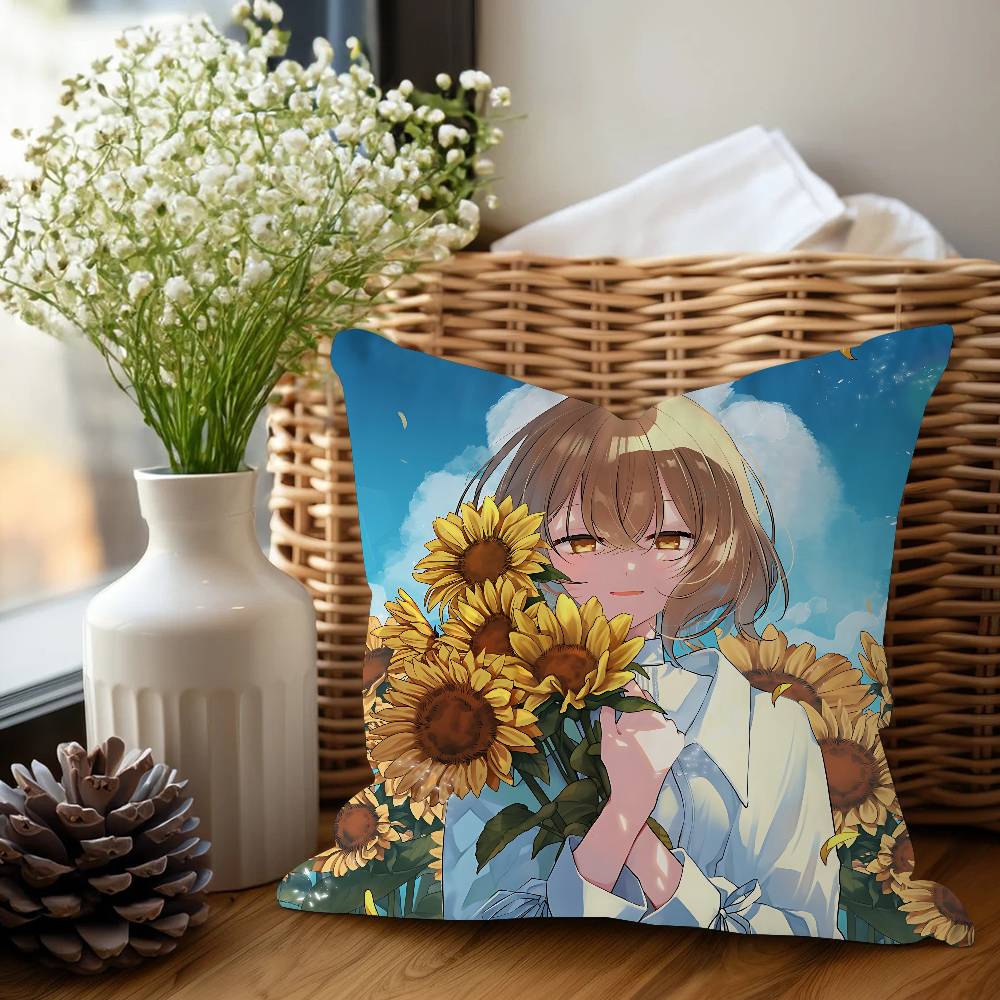 Yaotose Hinako Anime Kissenbezug Kissenbezug Wohnzimmer Sofa Heimdeko Kundenspezifisch
