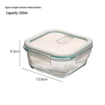 ZISIZ Glass Food Storage Container Set