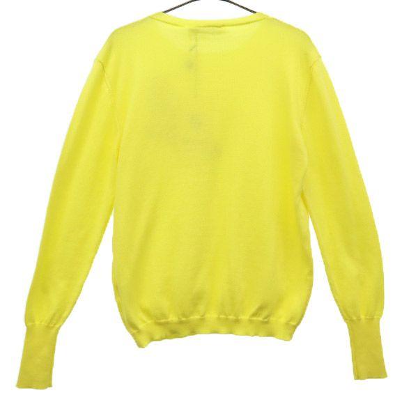 5PROGRESS made in Italy Wappen Long sleeve sweater L yellow knit Women Used