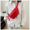 Canvas Running Waist Casual Fanny Packs Sport Chest Bag Banana Bag for Women Sling Crossbody Waist Pack Half Moon Belt Bag