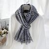 Scarf Versatile Winter Women's Imitation Cashmere Short Beard Tassel Shawl  Fashionable Men's Warm Scarf