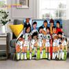 Cartoon Captain Tsubasa Football Soft Flannel Blankets,Throw Blanket Comfortable Blanket for Picnic Beds Sofa Home Bedroom Gifts