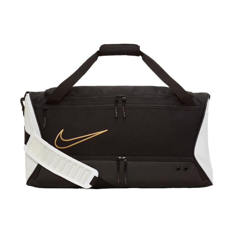 

Nike Elite Basketball Duffel Bag Travel Bags Black/White/Metallic Gold Casual BA6163-011 чёрный