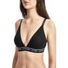Calvin Klein Solid Logo Triangle Cup Bra Women underwear Black QF5730-001