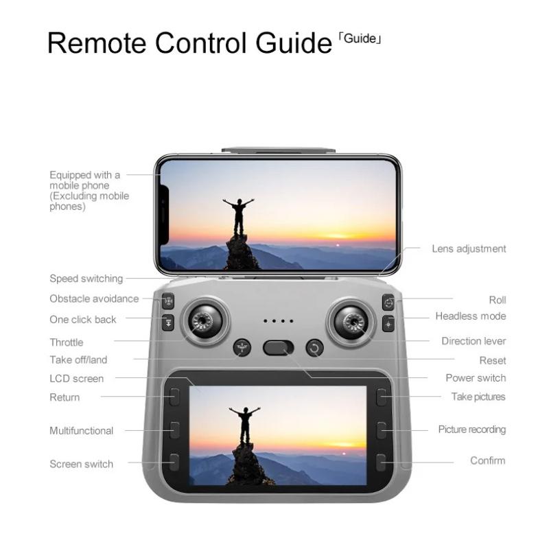 Genuine Drone A19 Pro 8K Professional HD Dual Camera Photography Brushless Foldable Quadcopter 5G GPS RC Distance 360°Obstacle Avoidance Drones Toys