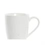 Ensemble De 4 Mugs - DKD Home Decor - Bois D'hévéa - Blanc - 300 Ml - Design Moderne