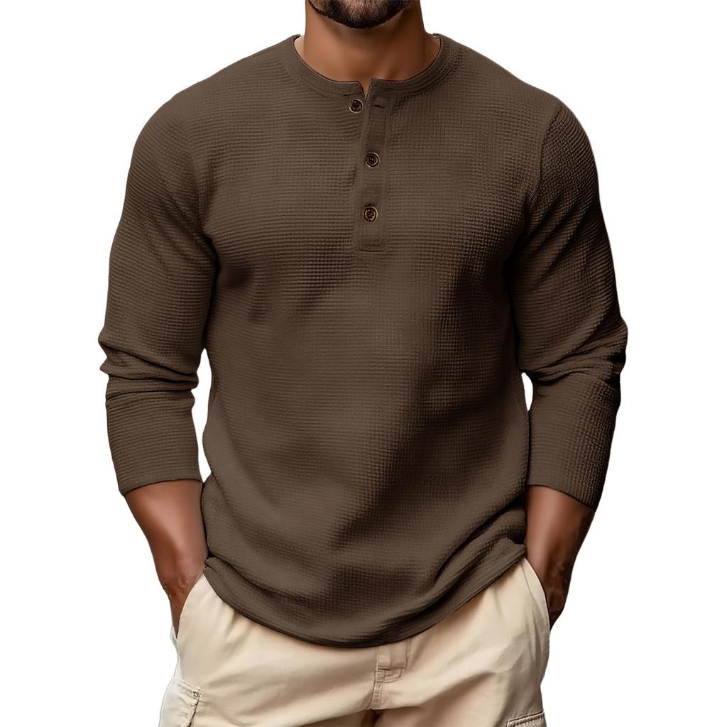 Men's Hoodie Loose Long Sleeves Round Neck
