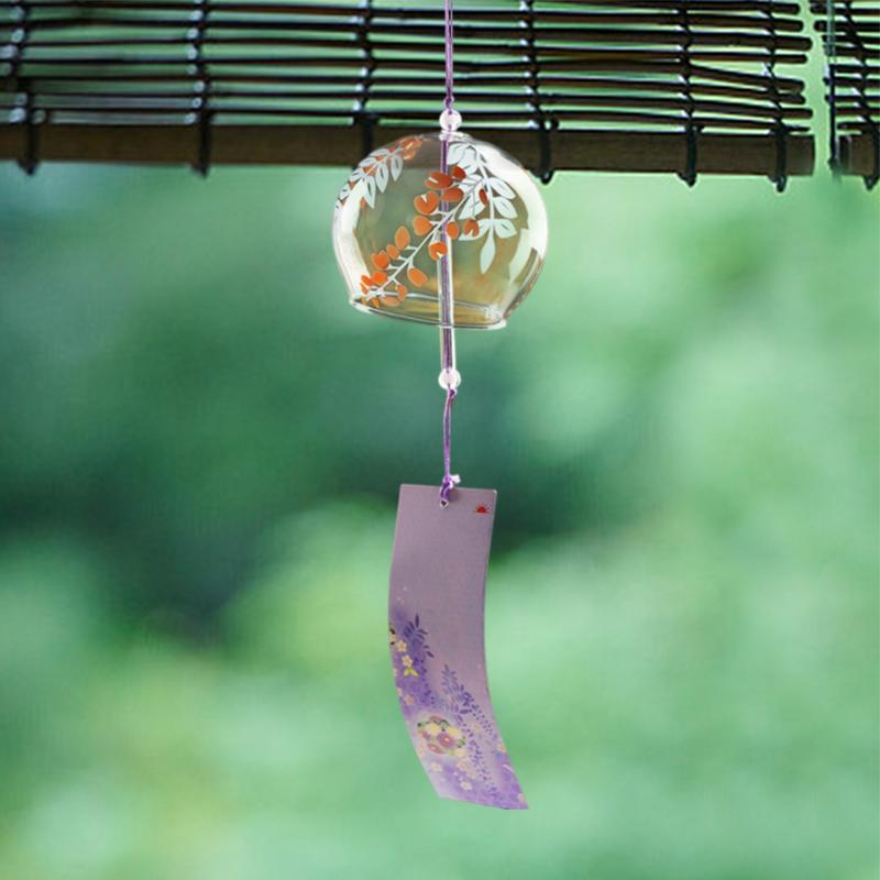 Japanese Wind Bell Japan Wind Chimes Handmade Glass Furin Home Decors Spa Kitchen Office Decor exquisite  Japanese wind chimes