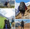 Rucksack Climbing 50L Outdoor Bag Backpack Zack Large Capacity Waterproof Hydration Rain Cover Included Multifunctional Ultra Lightweight Storage